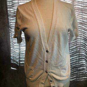 👩🏼 Short Sleeve Cardigan Sweater